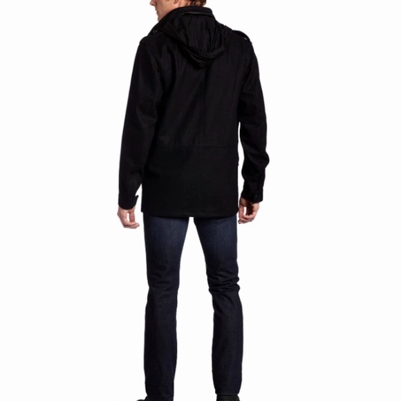 French Connection Thorpe Manor Wool Coat Large - Picture 3 of 11